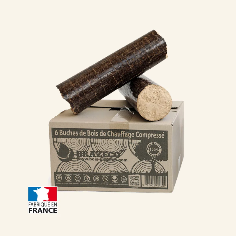 Buches-compressees-de-jour-premium-Brazeco-en-palette-1